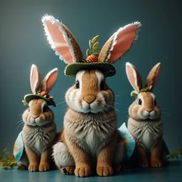 Bunny Hats 3